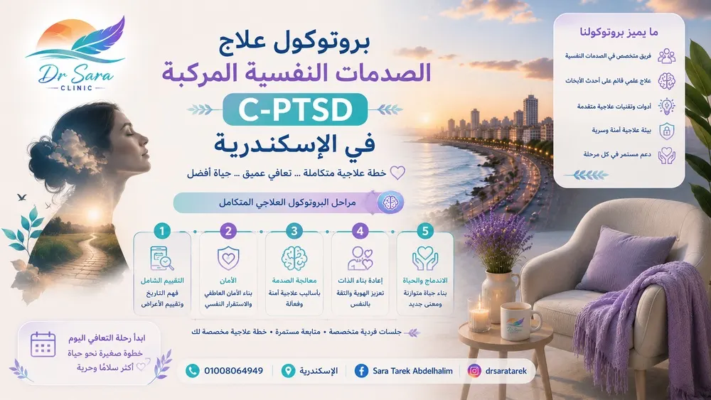 بروتوكول علاج الصدمات النفسية المركبة C-PTSD في الإسكندرية